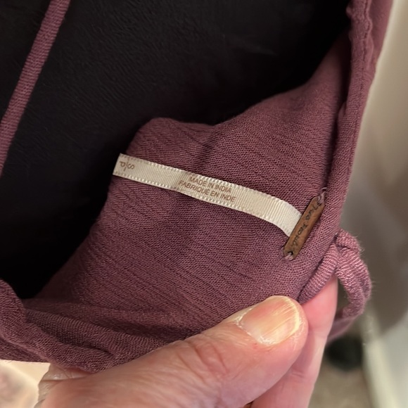 Lavender long sleeve maxi dress by Free People! Extreme low back & keyhole bust - Picture 5 of 5